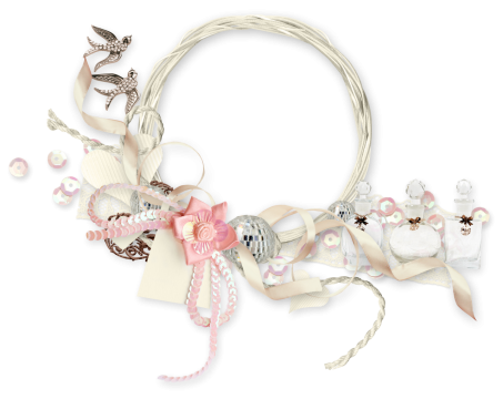 唯美浪漫少女粉嫩彩色装饰