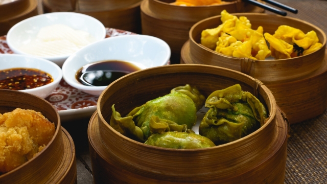 广东的美食广式港式早茶高清桌面壁纸