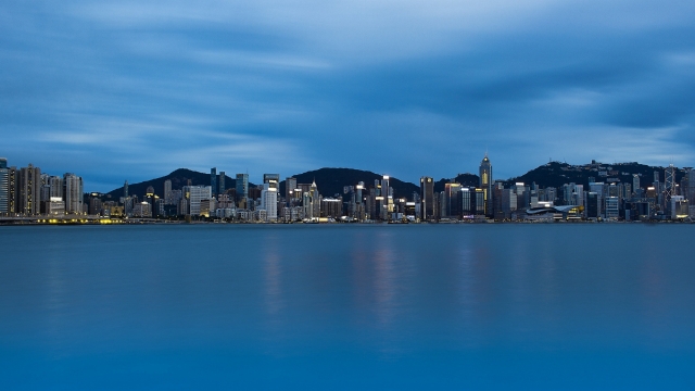 香港城市风光高楼大厦高清桌面壁纸