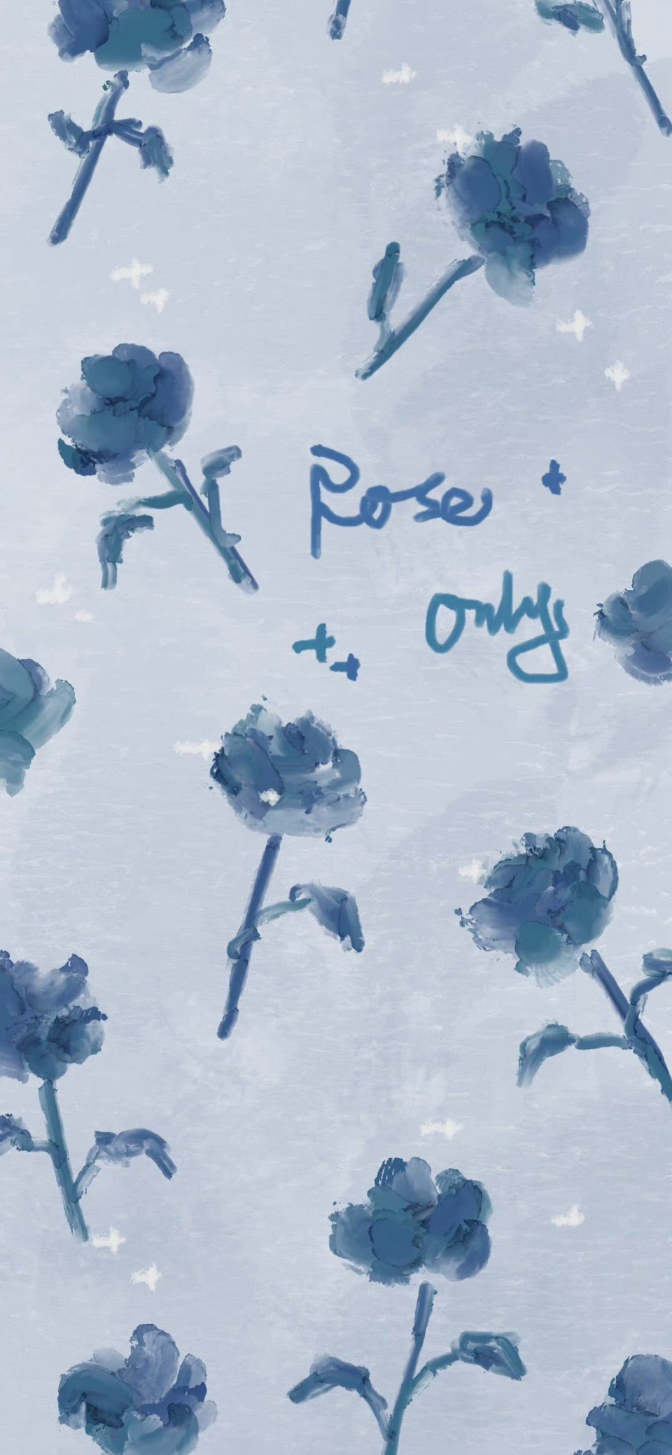 蓝色玫瑰壁纸