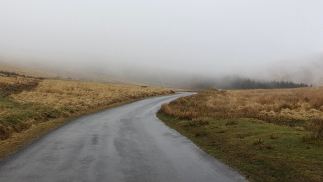 自驾游出行欣赏公路两边风景高清壁纸
