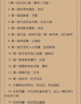 中国传统文化常识大全图片