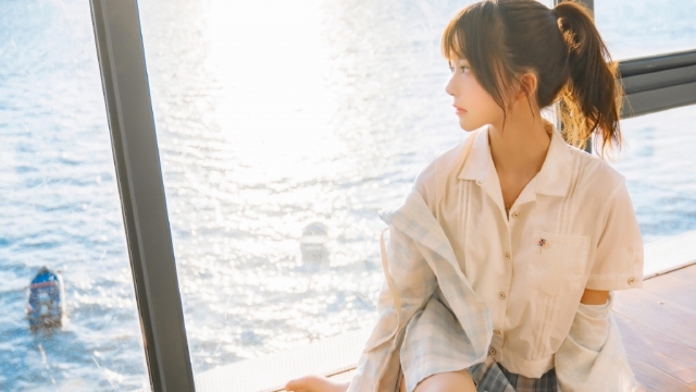 清新唯美少女高清桌面壁纸