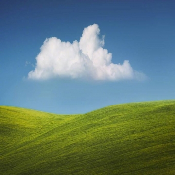 唯美清新绿色草原图片写真