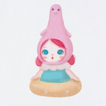 唯美可爱头像写真图片