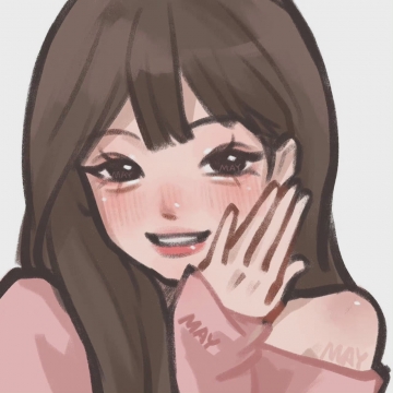 手绘女生头像写真