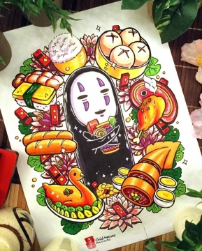 唯美插画设计高清写真图片