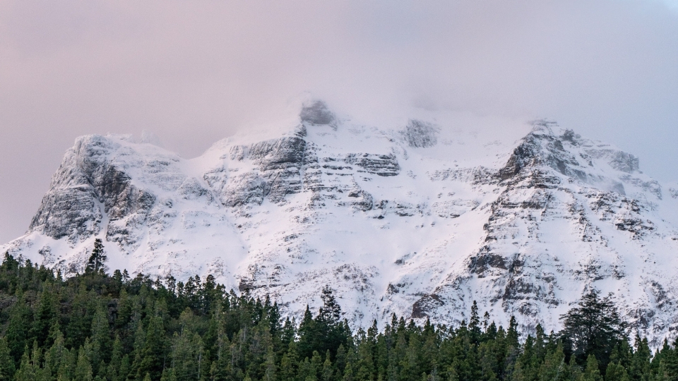 雪山景色宜人自然风光优美风景高清桌面壁纸