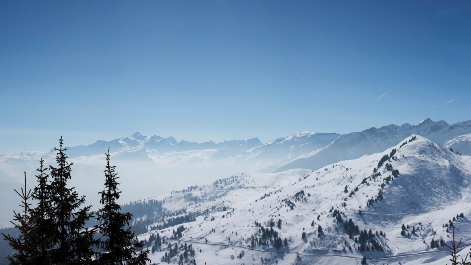 唯美清新风景雪景高清桌面壁纸