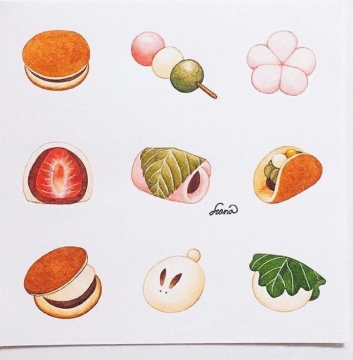 唯美清新插画图片