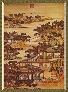 古人的生活写真图片