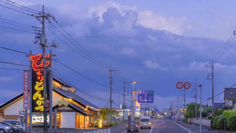 唯美风景夏季晚霞高清桌面壁纸