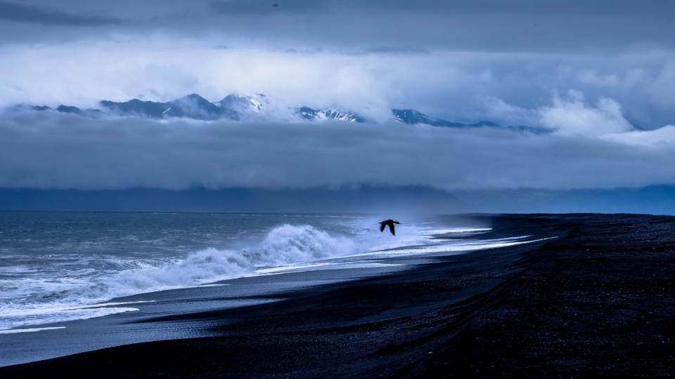 海浪自然风光优美风景秀丽高清桌面壁纸