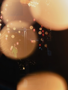 春节唯美灯光写真图片