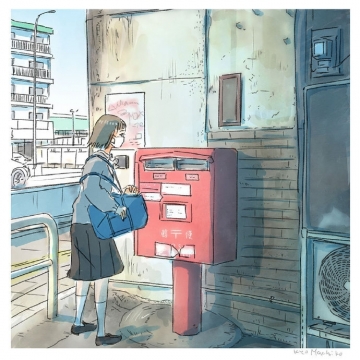 唯美插画故事图片