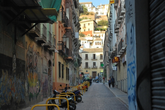 老街小巷民居建筑墙壁外观