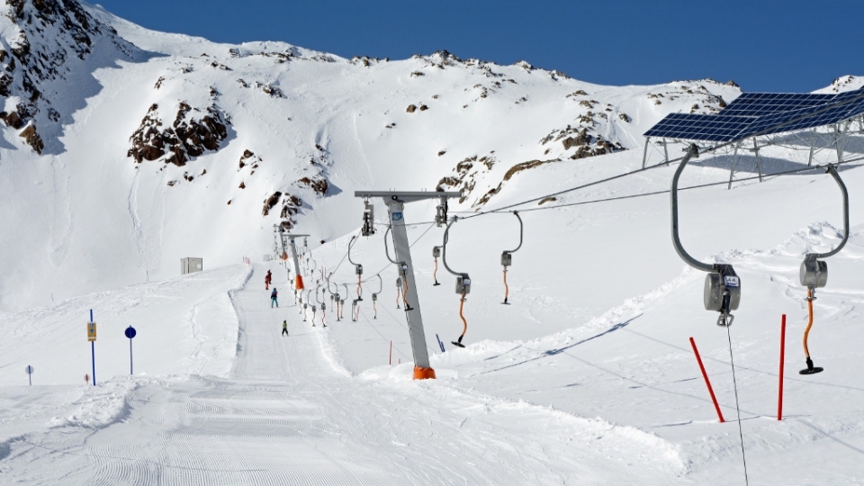 白雪风景自然风光优美夏日清凉高清桌面壁纸