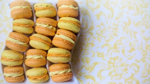 马卡龙美食高清桌面壁纸图片