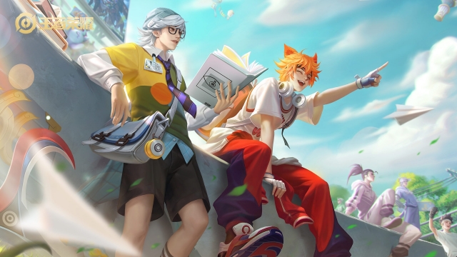 王者荣耀张良缤纷绘卷高清桌面壁纸