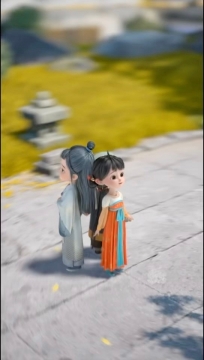 阿巳与小铃铛动手机壁纸