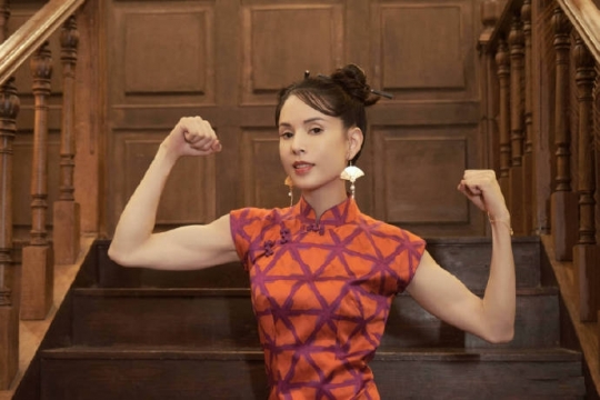 性感美女明星李诺彤高雅写真图片