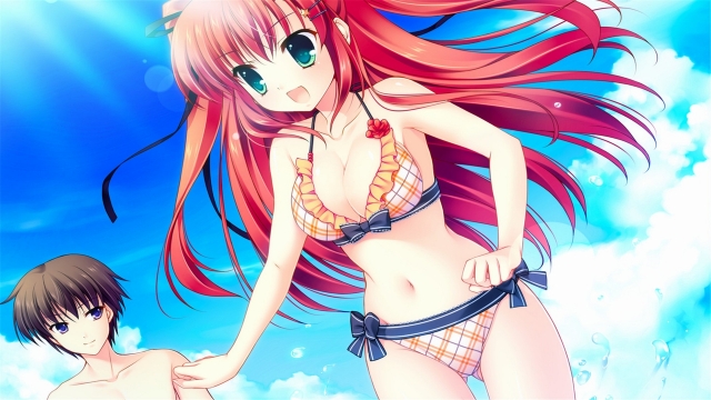 唯美二次元动漫美女内衣爆乳高清桌面壁纸