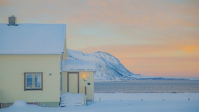 唯美冬日雪景高清图片桌面壁纸