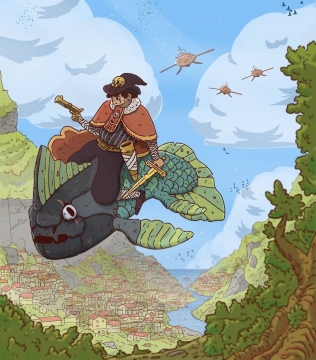 唯美插画写真图片