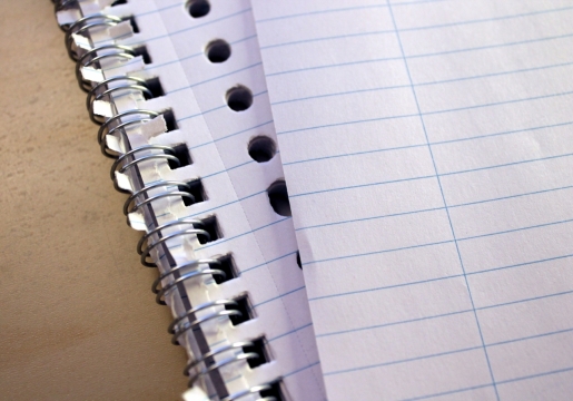 室内桌面空白内页金属线圈笔记本