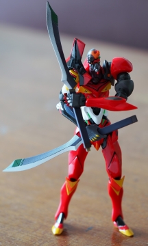 桌面摆放机甲人偶手办高清特写