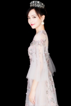 性感美女明星唐嫣妩媚蕾丝透视诱惑写真