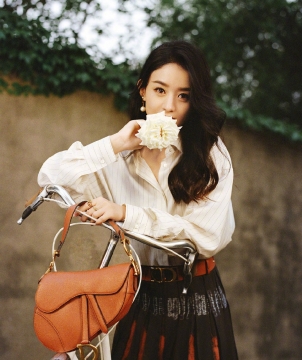 赵丽颖复古优雅写真图片