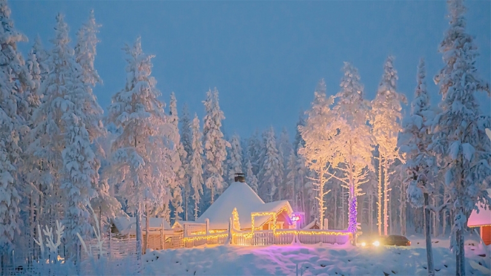 唯美冬日雪景高清图片桌面壁纸