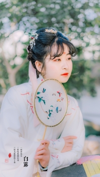 古典沉思汉服美女