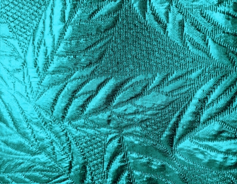 织布纹理花纹提花布料绿色