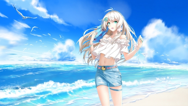 性感美女二次元动漫高清桌面壁纸