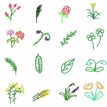 植物简笔画图片