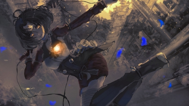 性感美女二次元动漫高清桌面壁纸