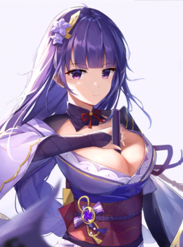 原神雷电将军性感二次元写真