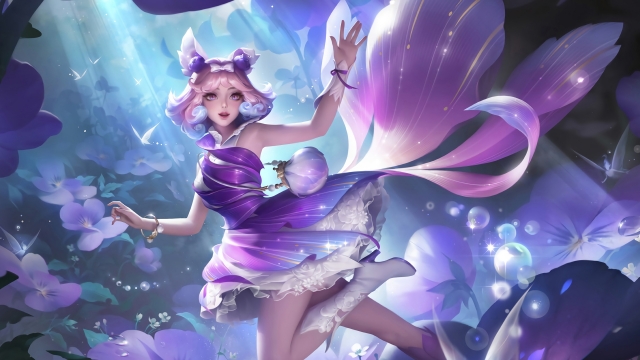 王者荣耀妲己紫罗兰之誓高清壁纸