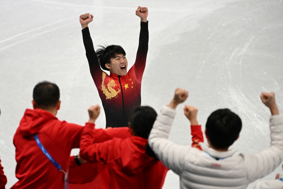 任子威，短道速滑男子1000米，冬奥会