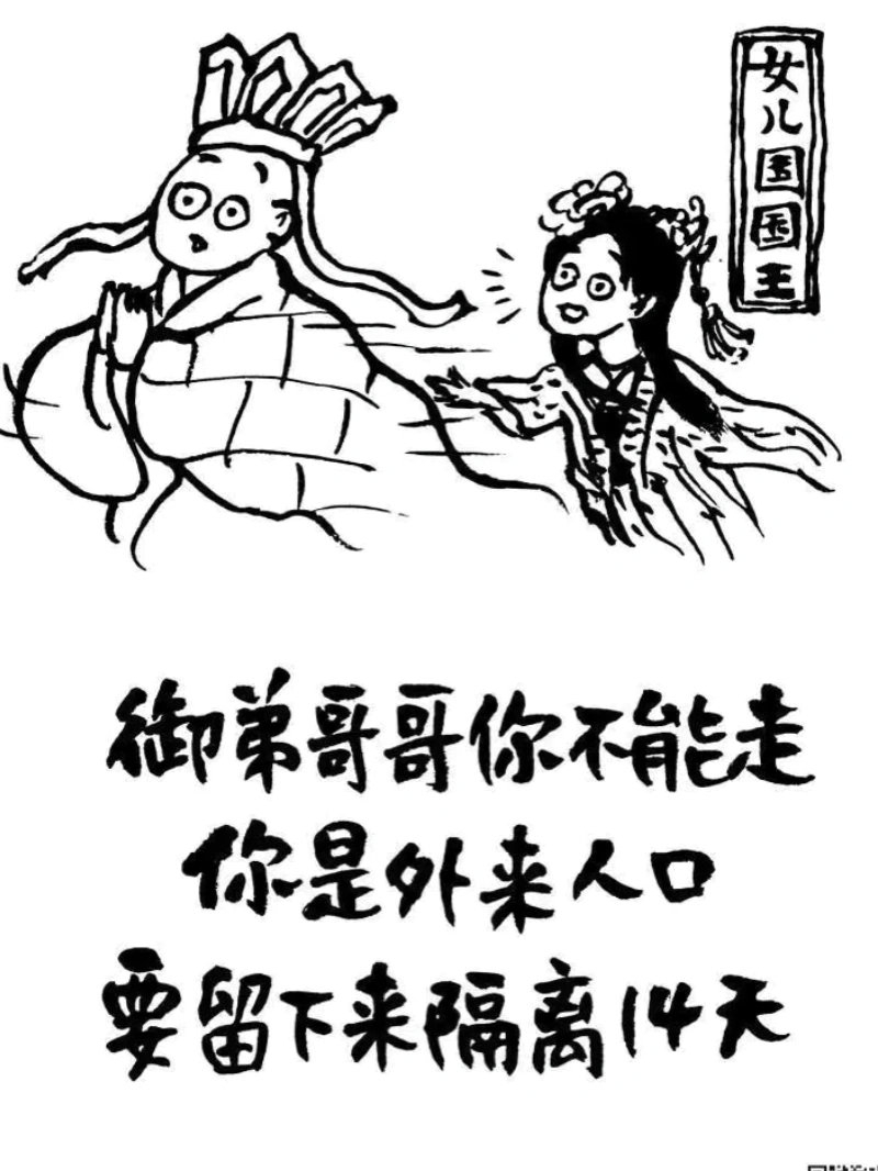 疫情搞笑心酸漫画写真