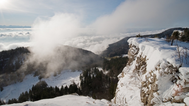 冬季冰雪风景自然风光优美高清桌面壁纸