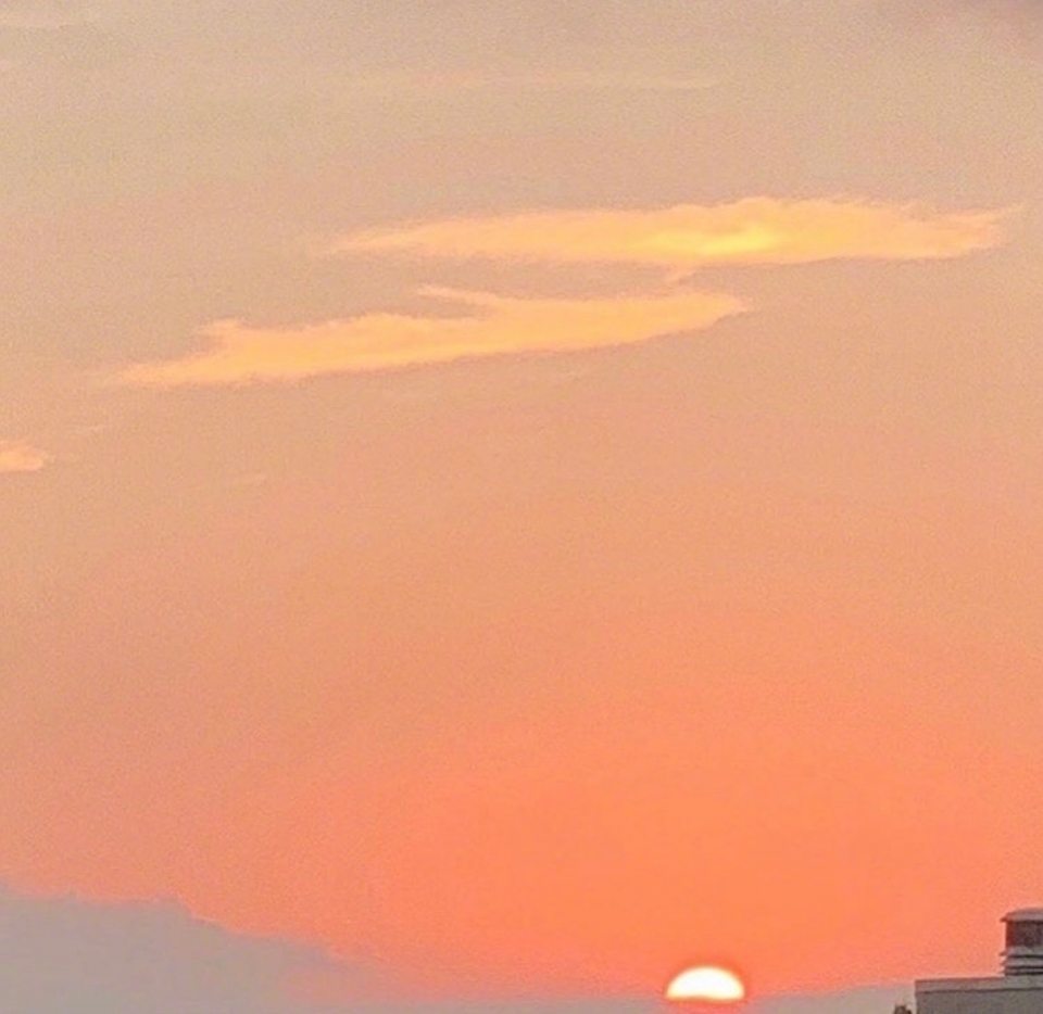 唯美夕阳写真图片