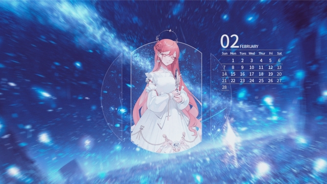 2021年2月唯美二次元高清美女桌面壁纸