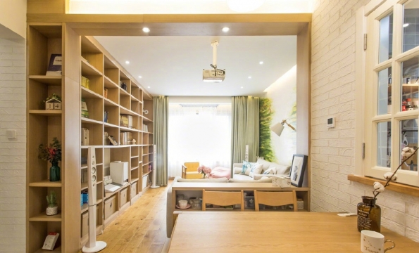 80㎡实用混搭风二居室设计装修图片