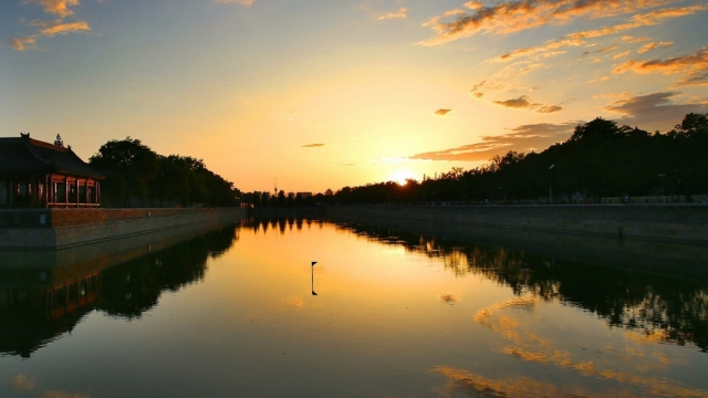 唯美紫禁城角楼风景无水印电脑桌面高清壁纸图片