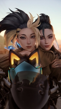 英雄联盟KDA女团手机壁纸