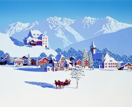 唯美雪景写真图片