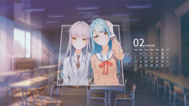 2021年2月二次元动漫美女高清桌面壁纸